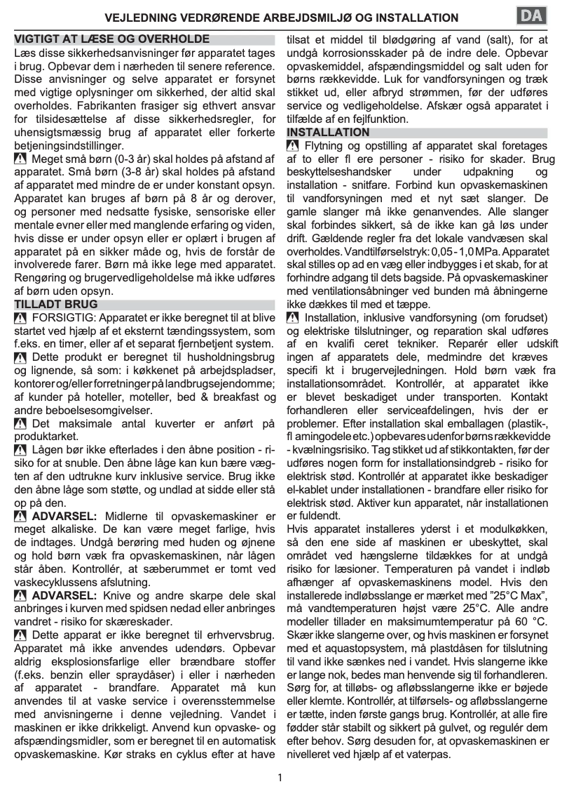 Página 1 del manual Manual de usuario Whirlpool WIC 3T123 PFE
