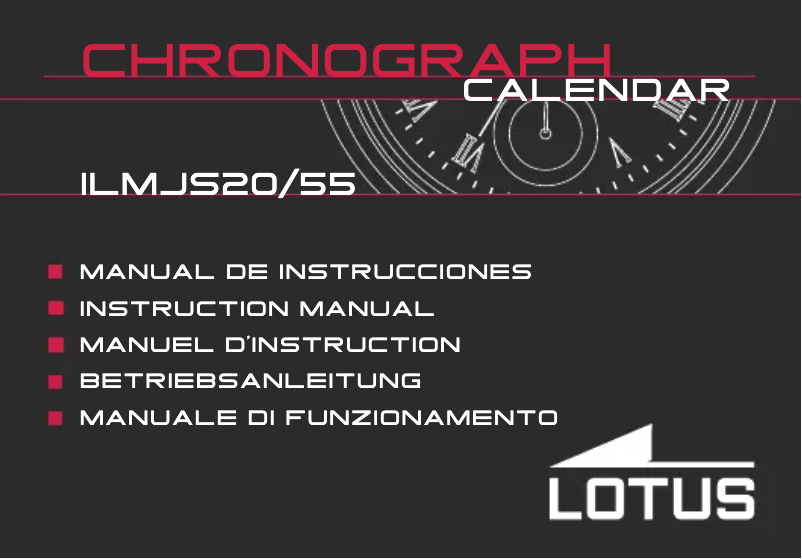 Página 1 del manual Manual de usuario Lotus 15972