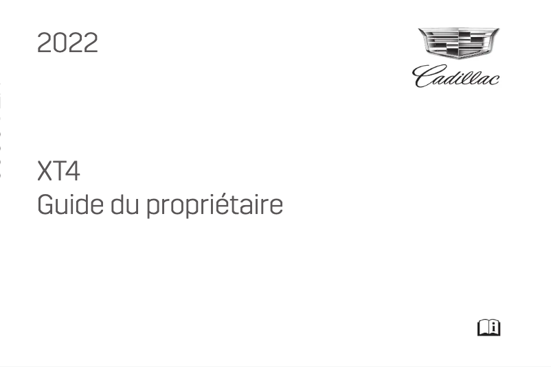 Página 1 del manual Manual de usuario Cadillac XT4 (2022)