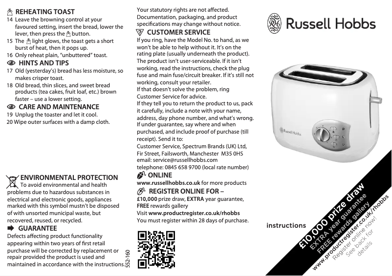 Imagen de la primera página del manual del dispositivo 18541