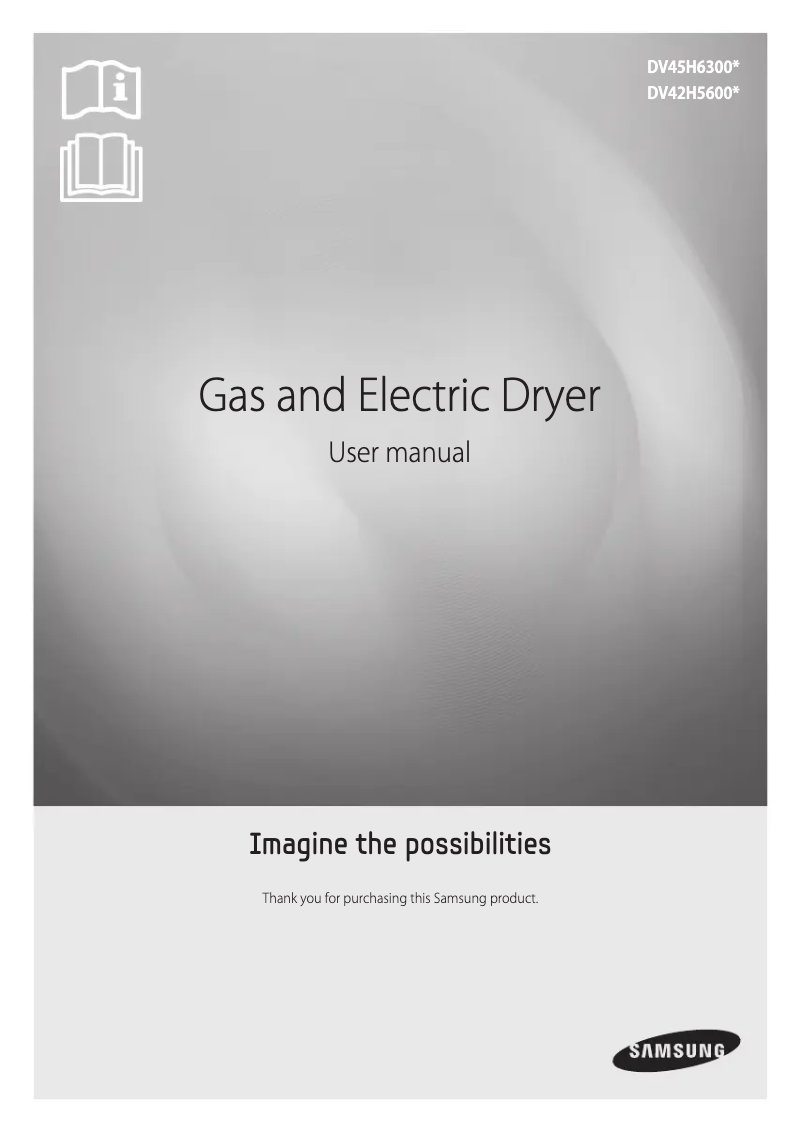 Página 1 del manual Manual de usuario Samsung DV42H5600GP