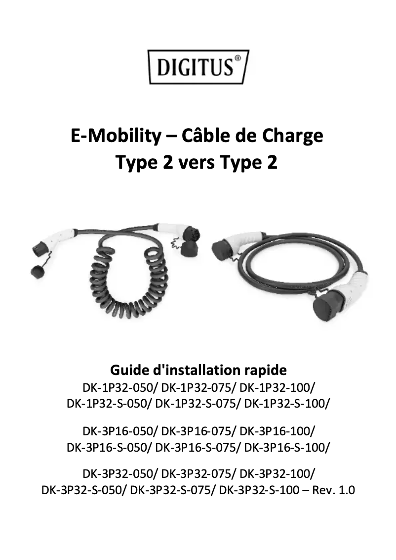 Imagen de la primera página del manual del dispositivo DK-1P32-S-050