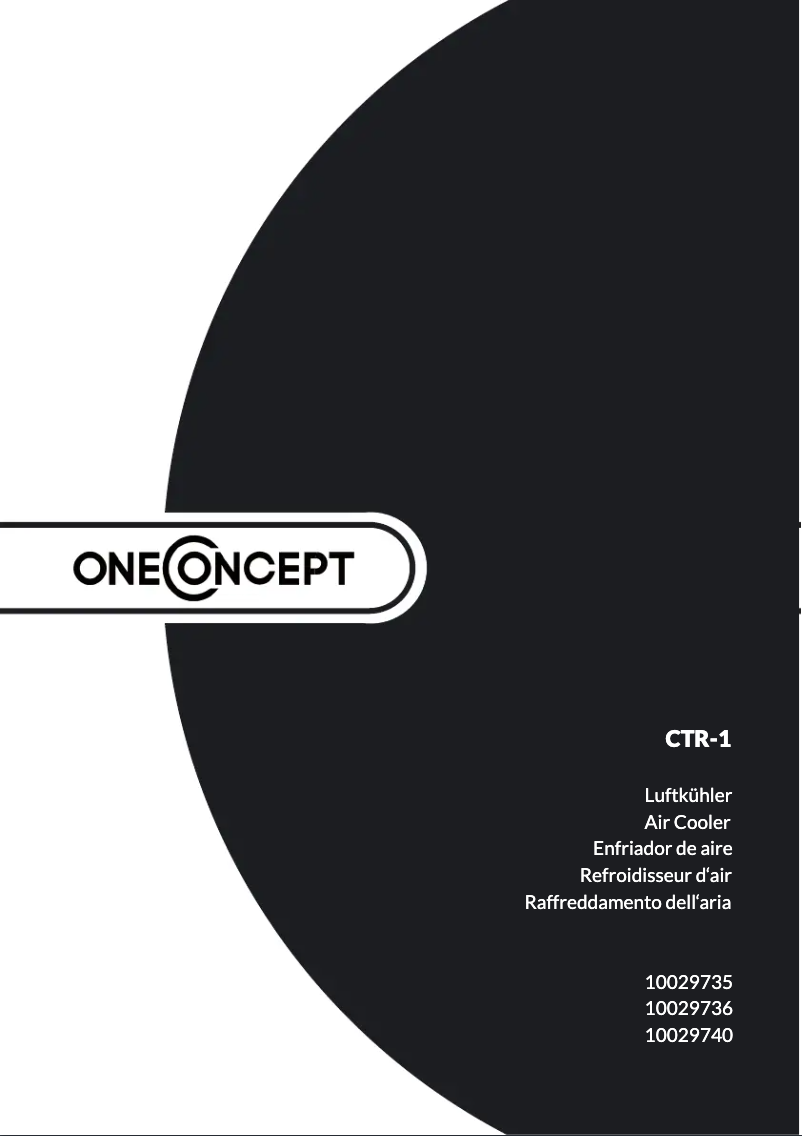 Página nº 1 - Manual de usuario OneConcept CTR-1