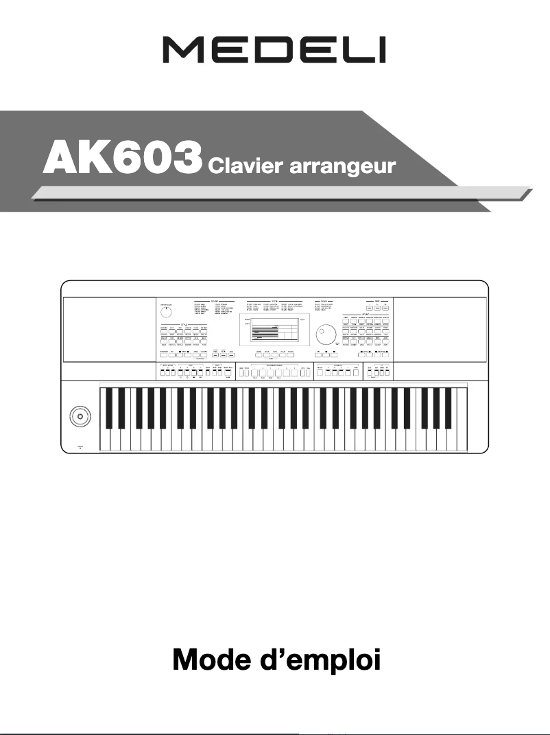 Imagen de la primera página del manual del dispositivo AK603