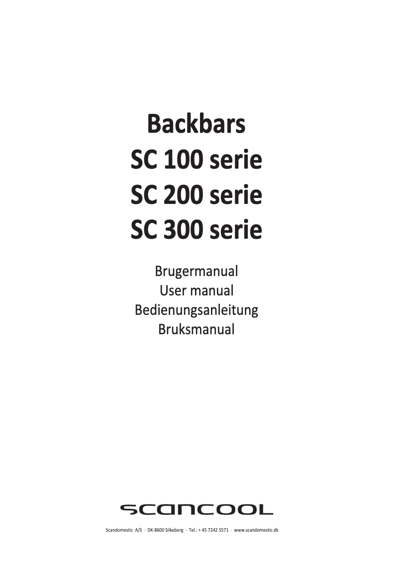 Página 1 del manual Manual de usuario Scancool SC 211 SLE