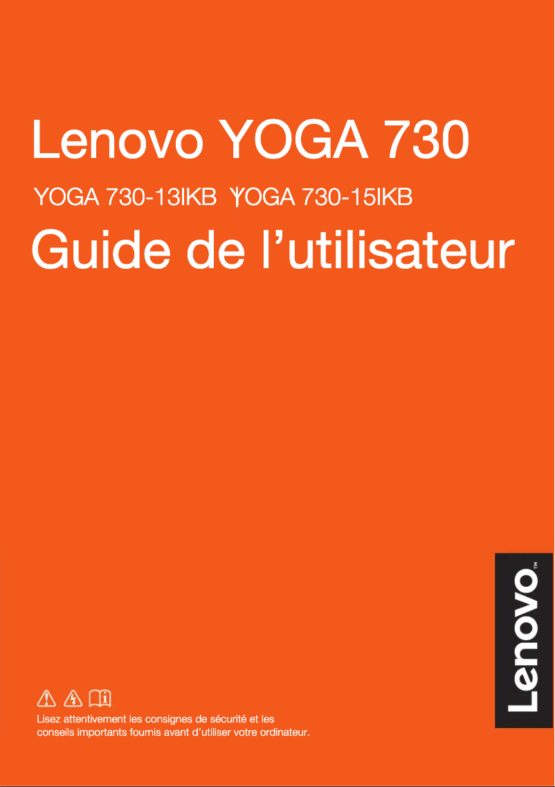 Página nº 1 - Manual de usuario Lenovo Yoga 730-15IKB