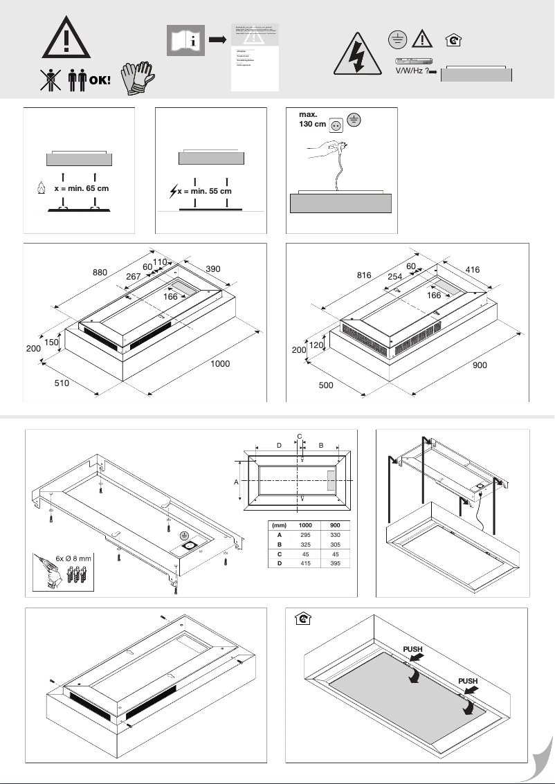 Imagen de la primera página del manual del dispositivo OSWA0980WIT