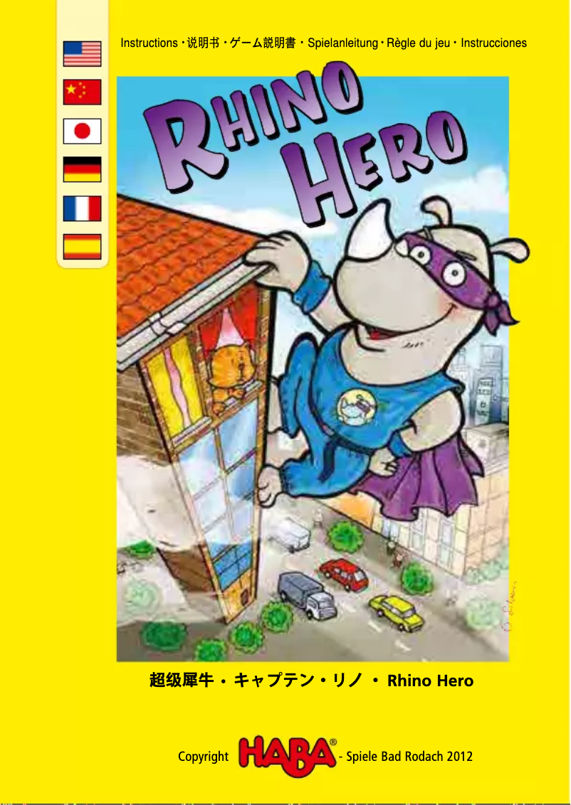 Imagen de la primera página del manual del dispositivo Rhino Hero