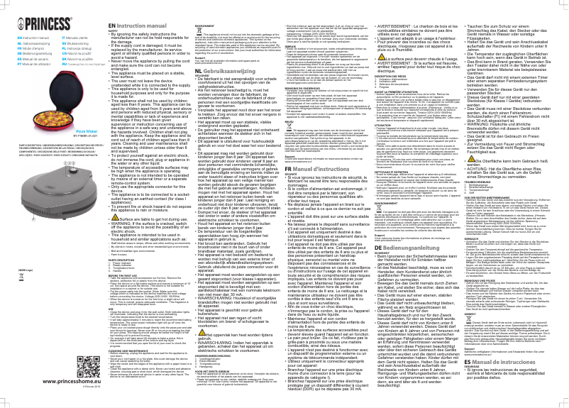 Página nº 1 - Manual de usuario Princess 115001
