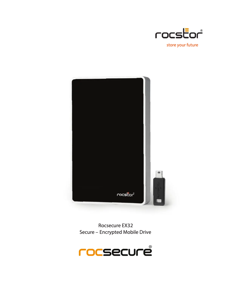 Imagen de la primera página del manual del dispositivo Rocsecure EX32