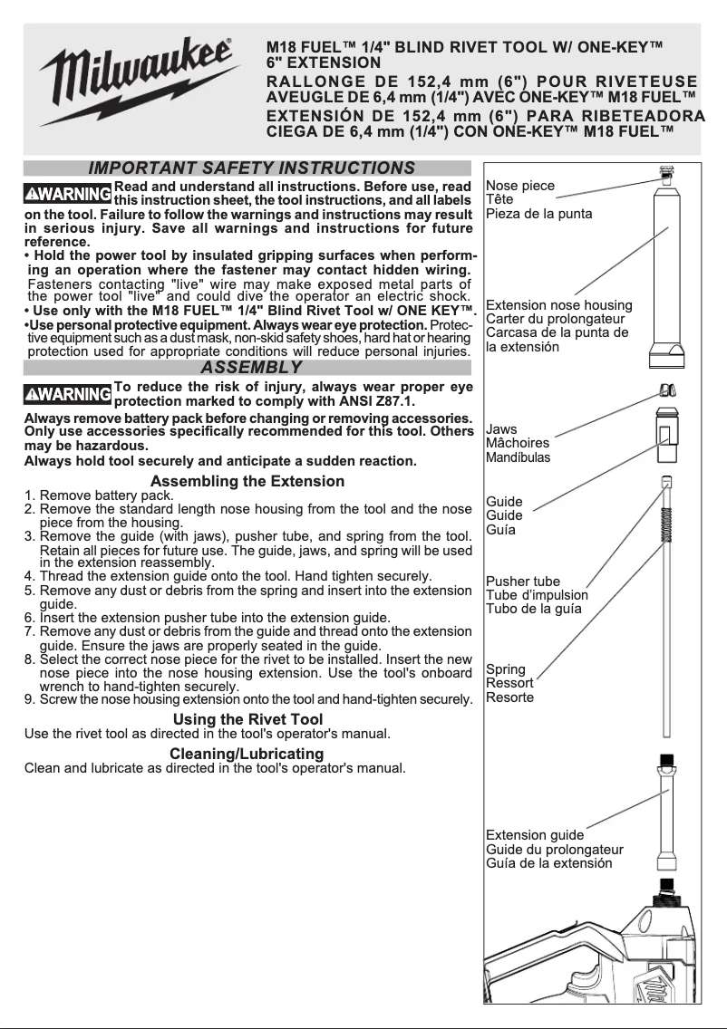 Imagen de la primera página del manual del dispositivo 49-16-2660EXT