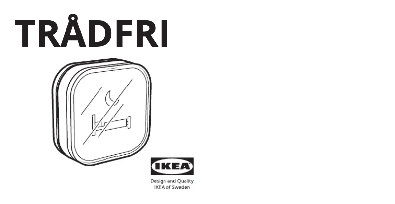 Imagen de la primera página del manual del dispositivo TRÅDFRI 403.563.81