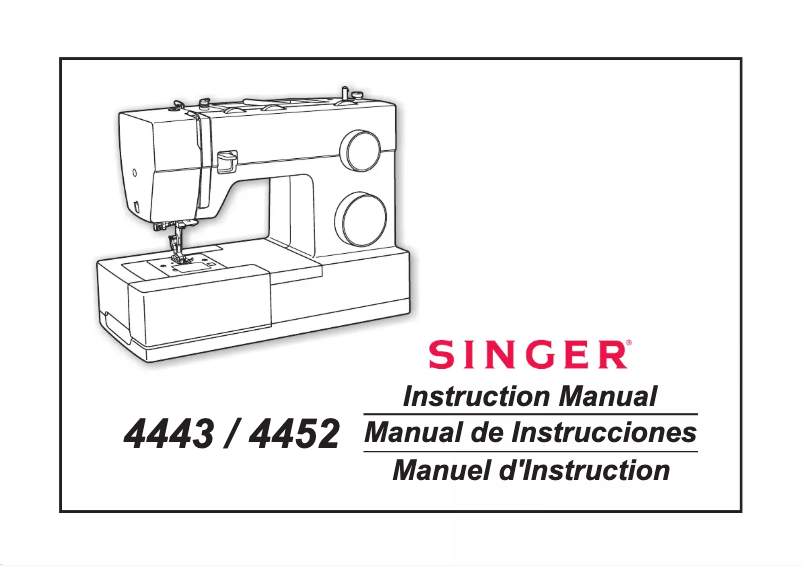 Página 1 del manual Manual de usuario Singer Heavy Duty 4452