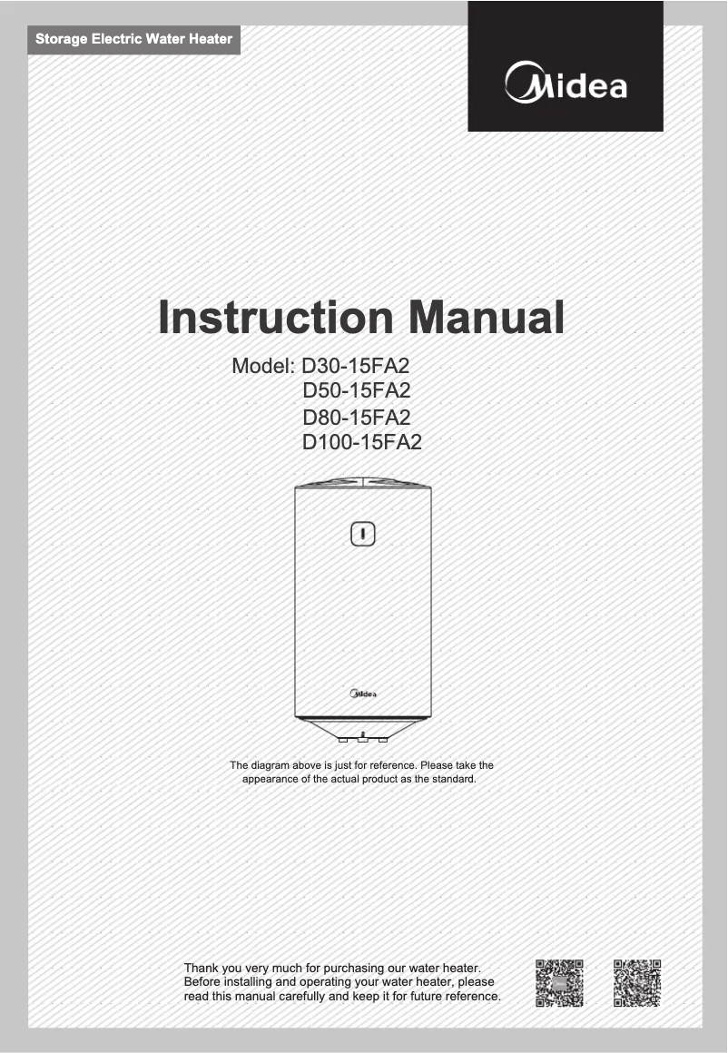 Imagen de la primera página del manual del dispositivo D30-15FA2
