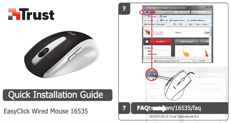 Página nº 1 - Manual de usuario Trust Easyclick 16535