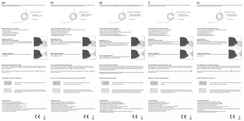 Página 1 del manual Manual de usuario Brabantia Tasty+ Dynamo 122880