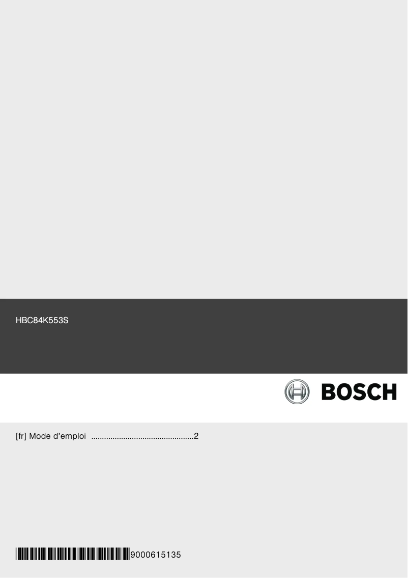 Página 1 del manual Manual de usuario Bosch HBC84K553S