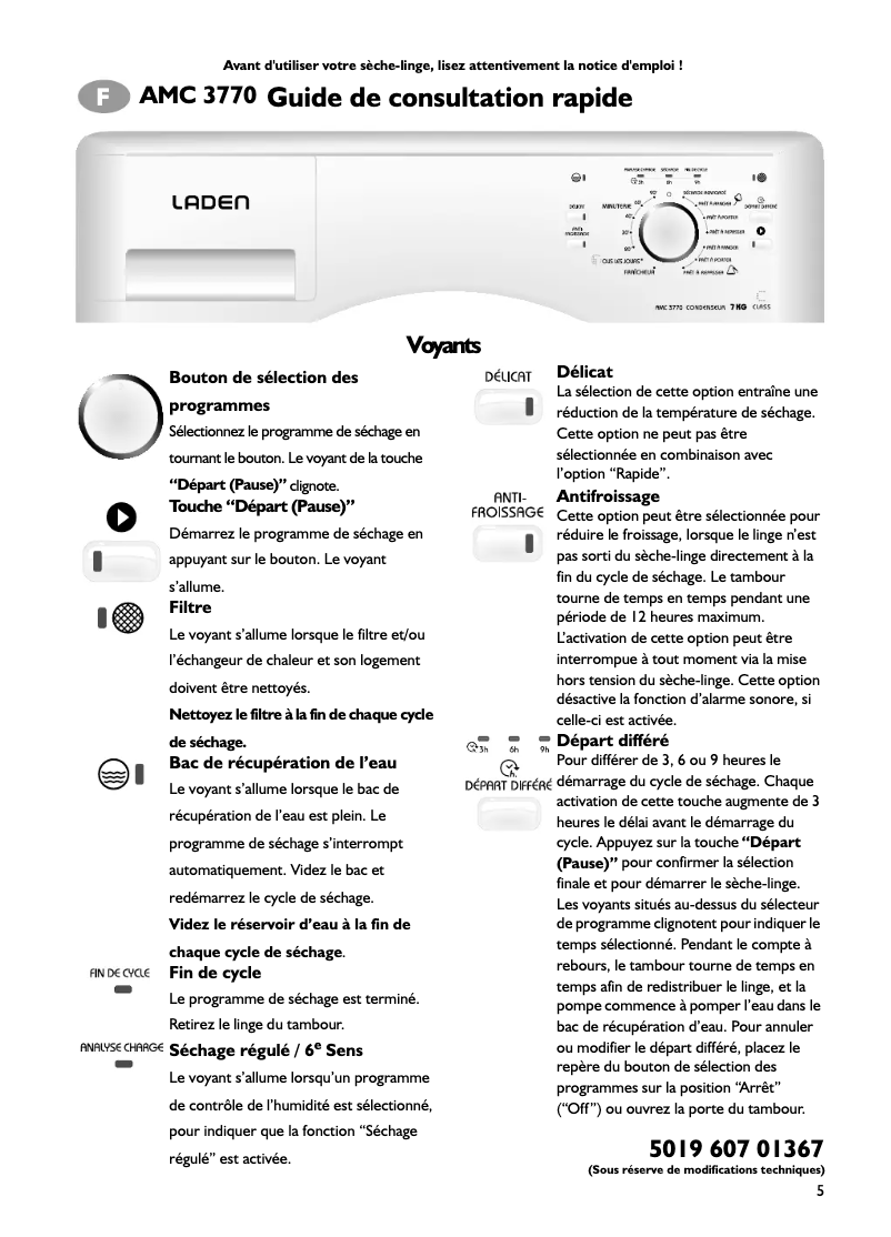 Página 1 del manual Manual de usuario Laden AMC 3770