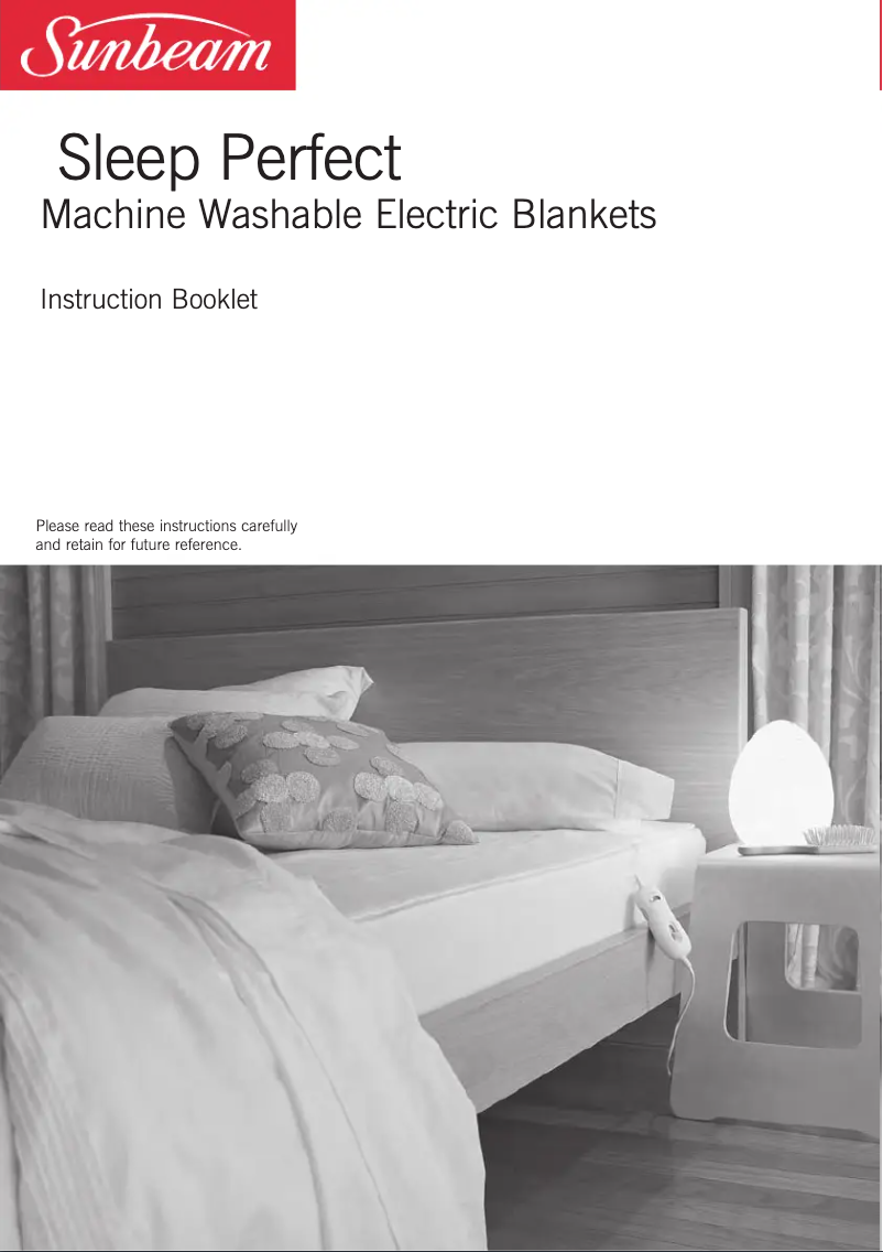 Página nº 1 - Manual de usuario Sunbeam Sleep Perfect BLQ5451