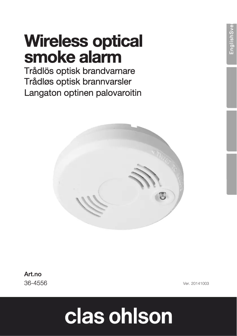 Imagen de la primera página del manual del dispositivo 32-4556