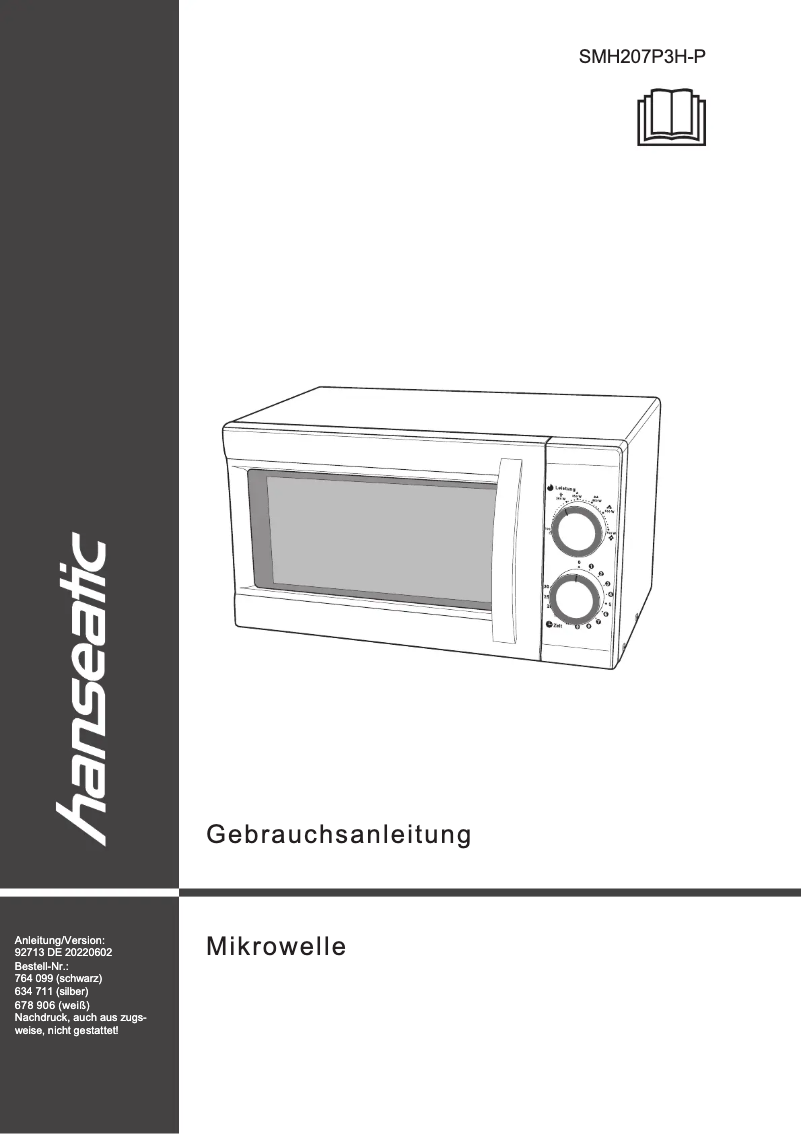 Página 1 del manual Manual de usuario Hanseatic SMH207P3H-P