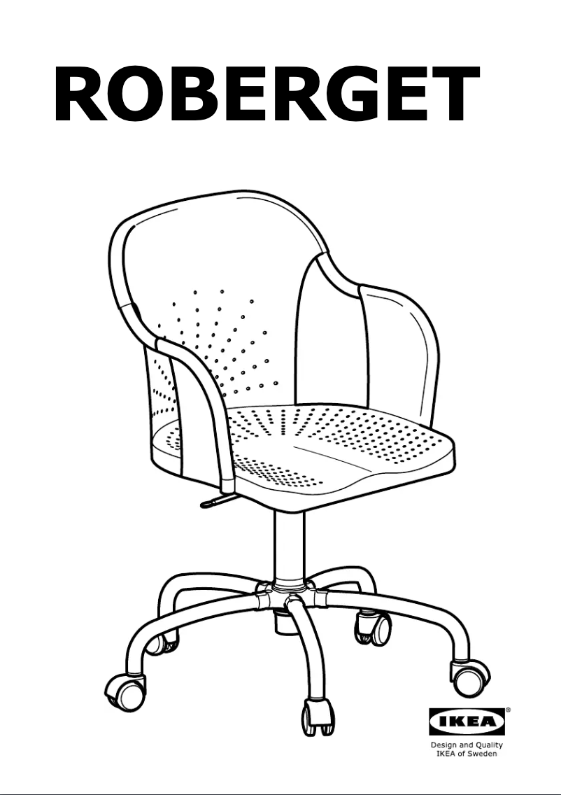 Página 1 del manual Manual de usuario Ikea ROBERGET