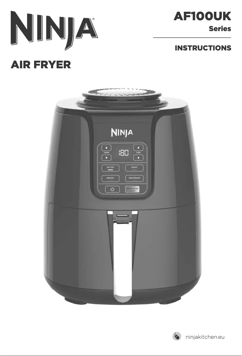 Página 1 del manual Manual de usuario Ninja Air Fryer AF100UK
