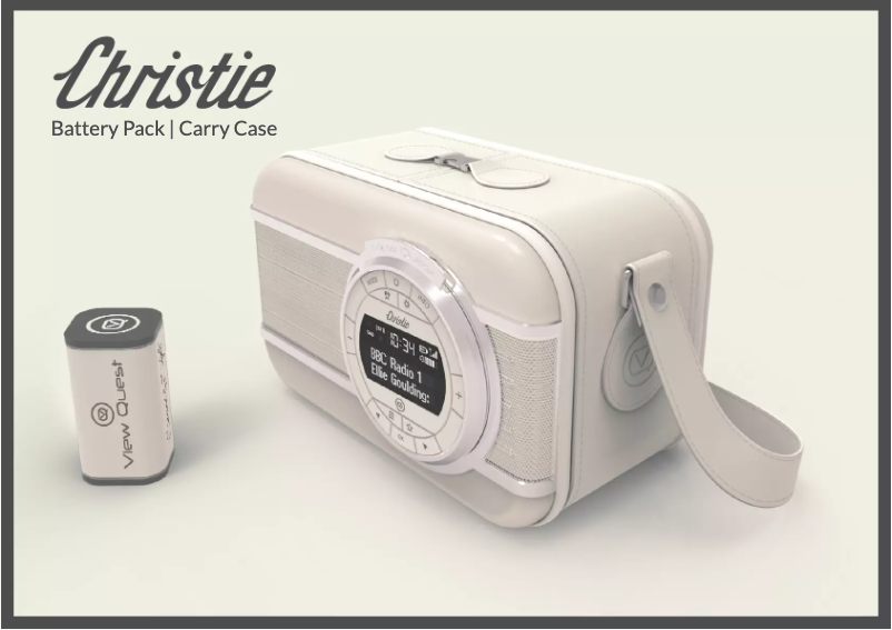 Imagen de la primera página del manual del dispositivo Christie Battery Pack