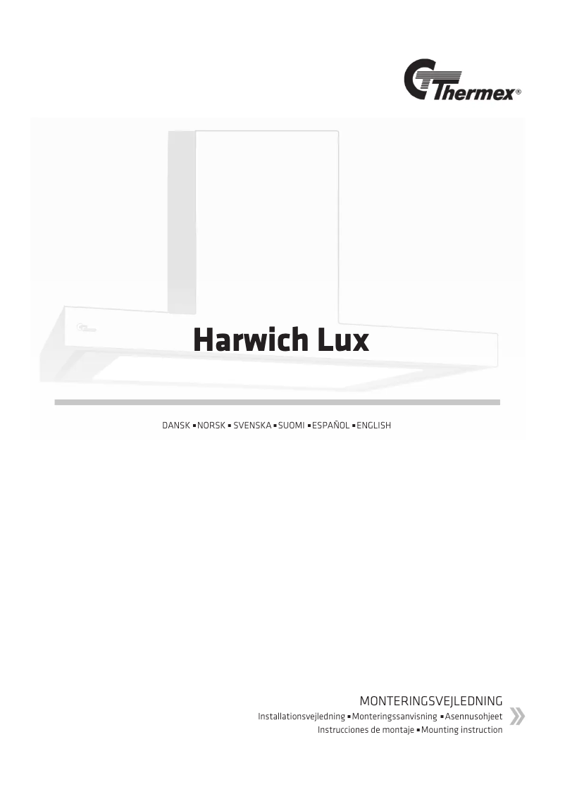 Página 1 del manual Manual de usuario Thermex Harwich Lux