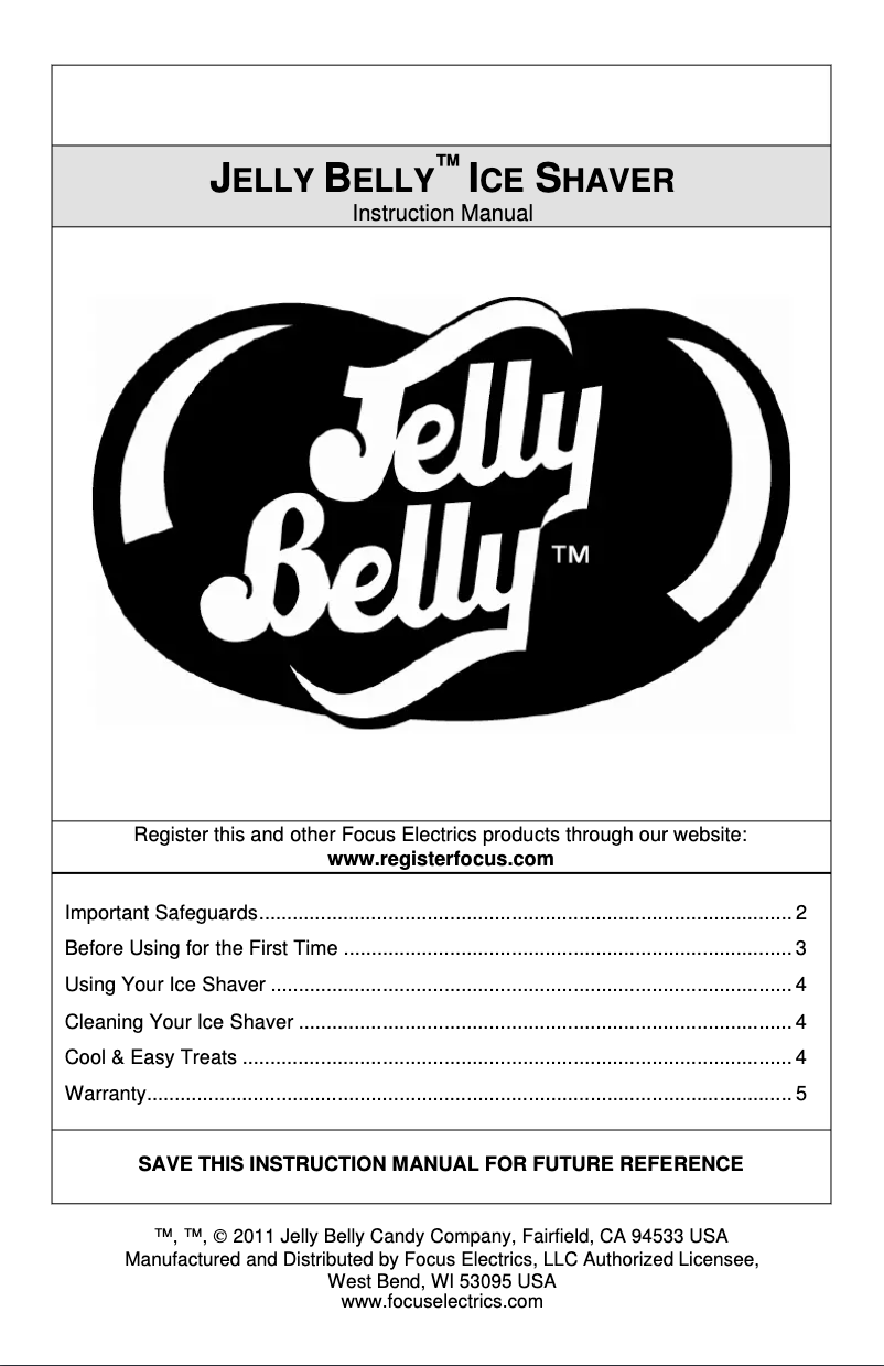 Imagen de la primera página del manual del dispositivo JB15933