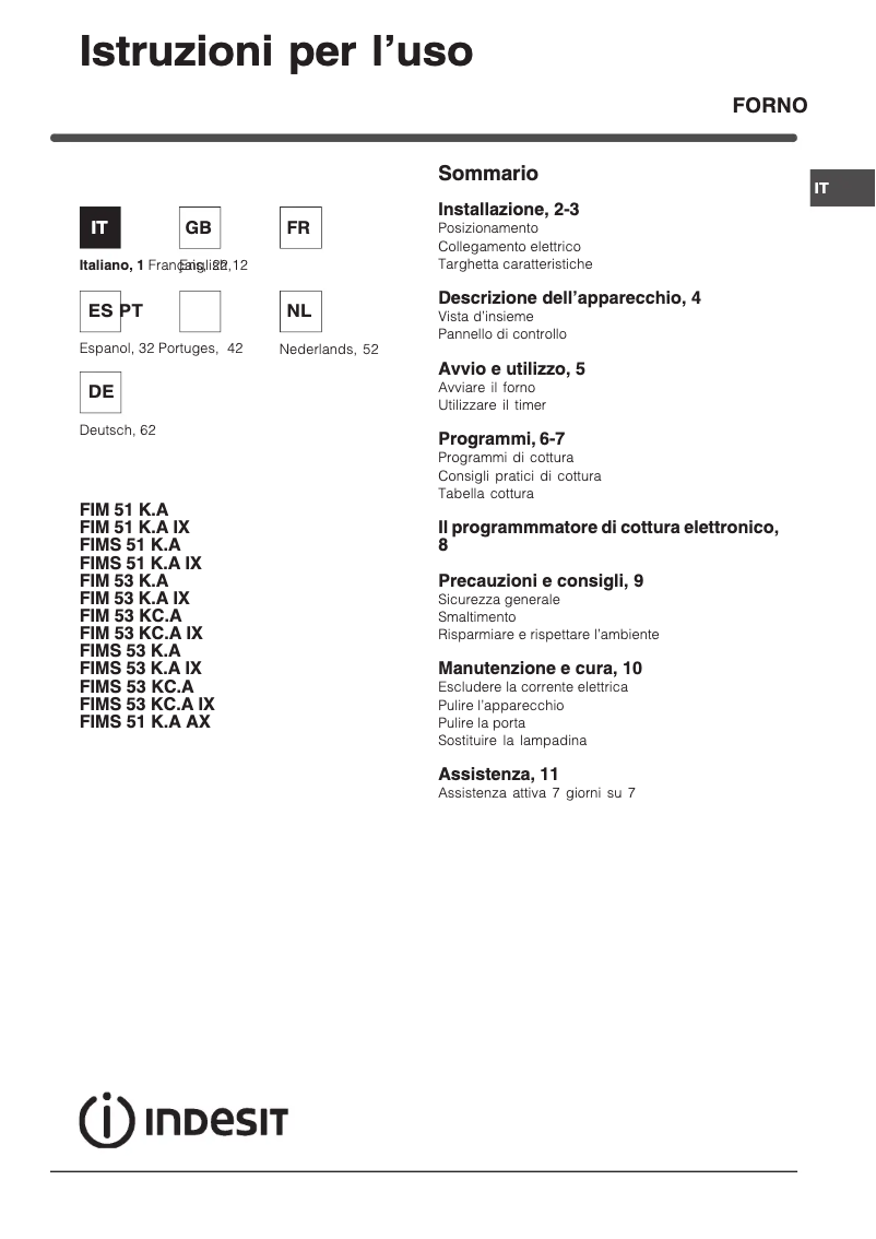 Imagen de la primera página del manual del dispositivo FIMS51 KA IX S