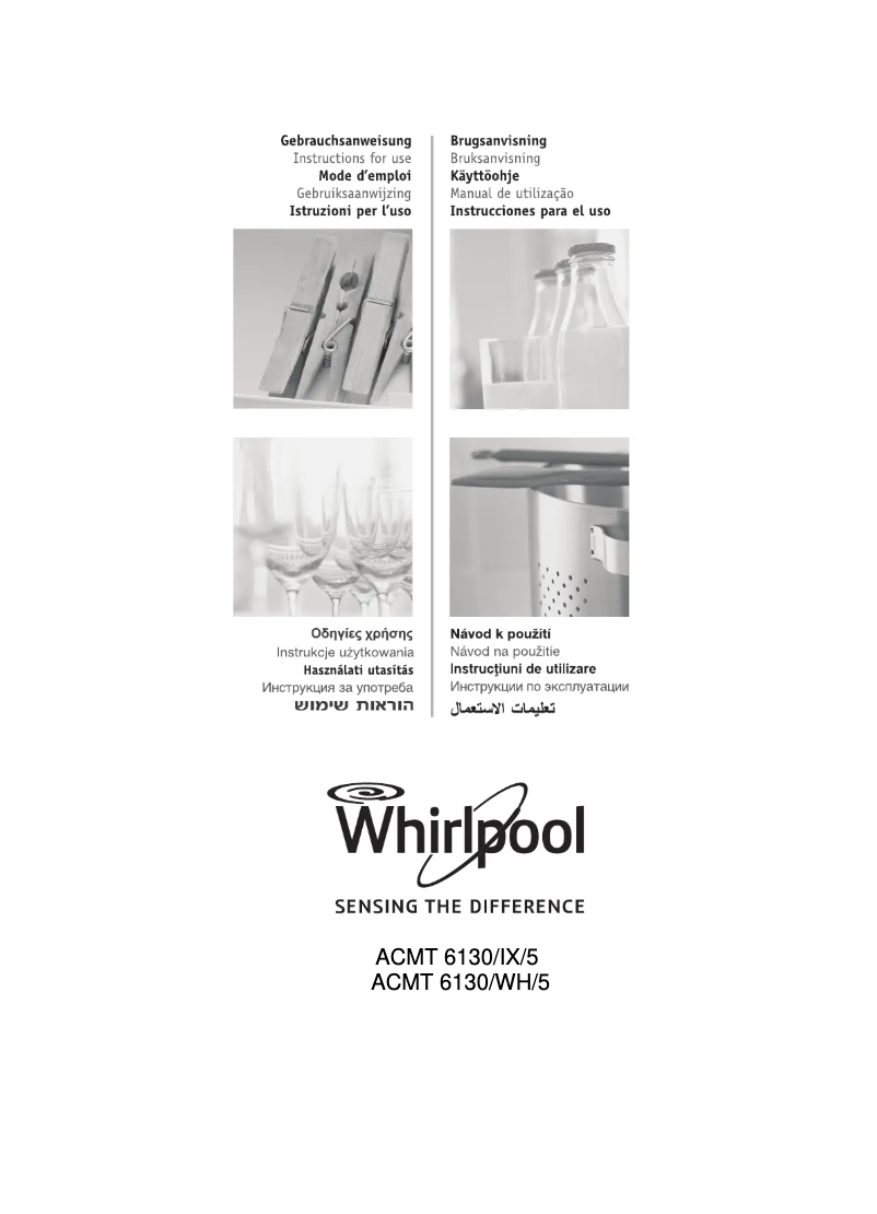 Página 1 del manual Manual de usuario Whirlpool ACMT 6130/IX/5