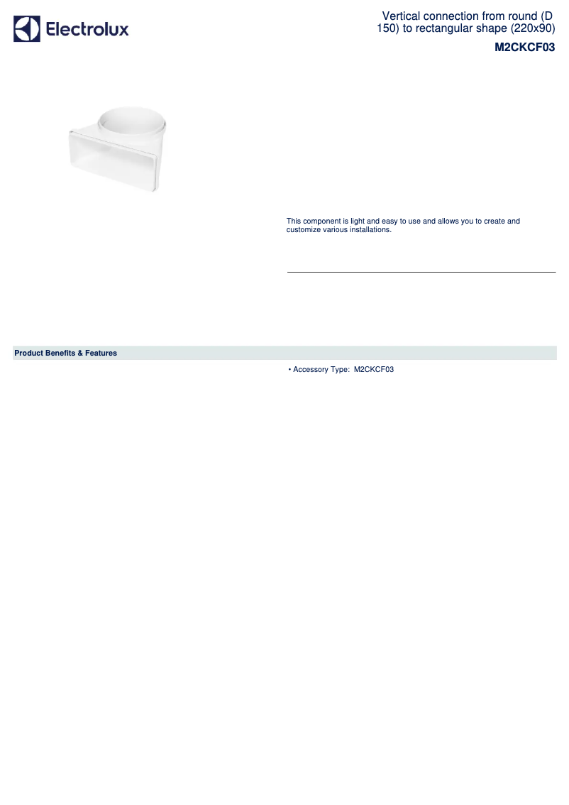 Imagen de la primera página del manual del dispositivo M2CKCF03