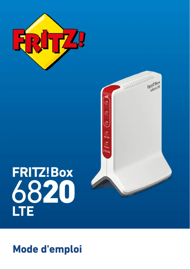 Imagen de la primera página del manual del dispositivo FRITZ!Box 6820 LTE