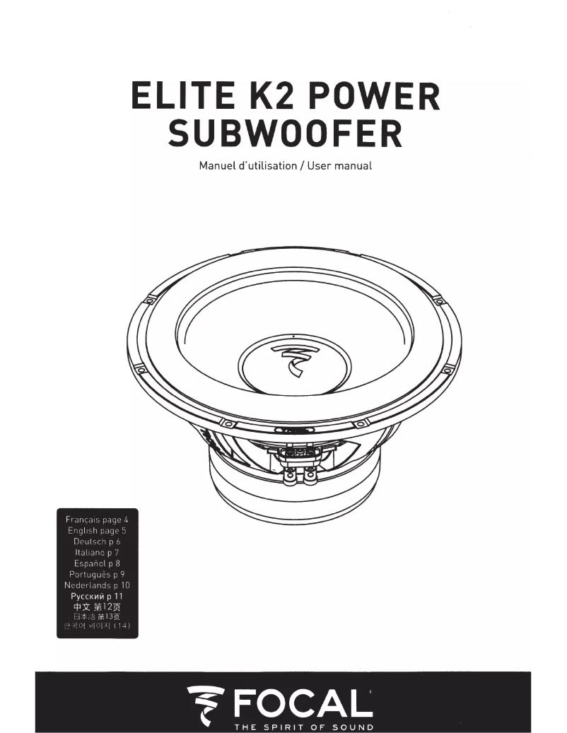 Imagen de la primera página del manual del dispositivo Elite K2 Power E 30KX
