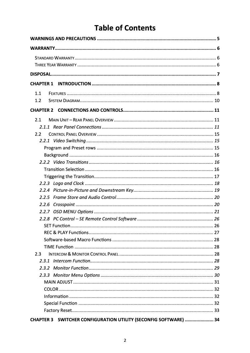 Imagen de la primera página del manual del dispositivo HS-2850