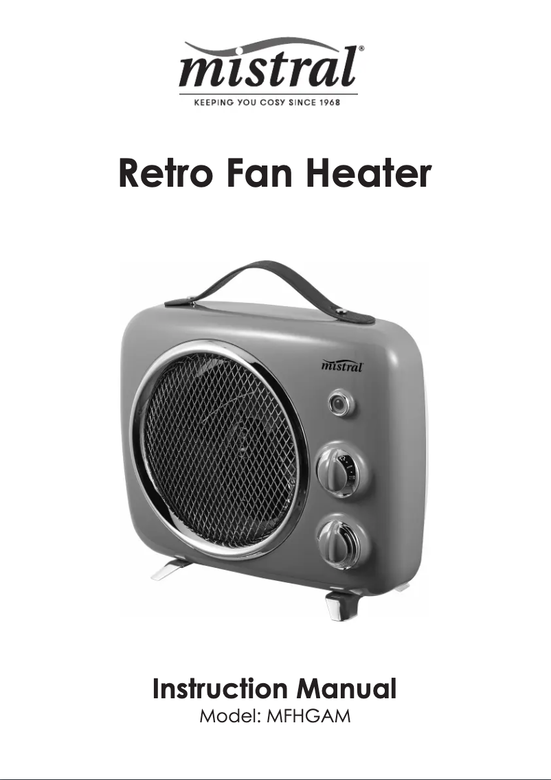 Página 1 del manual Manual de usuario Mistral MFHGAM