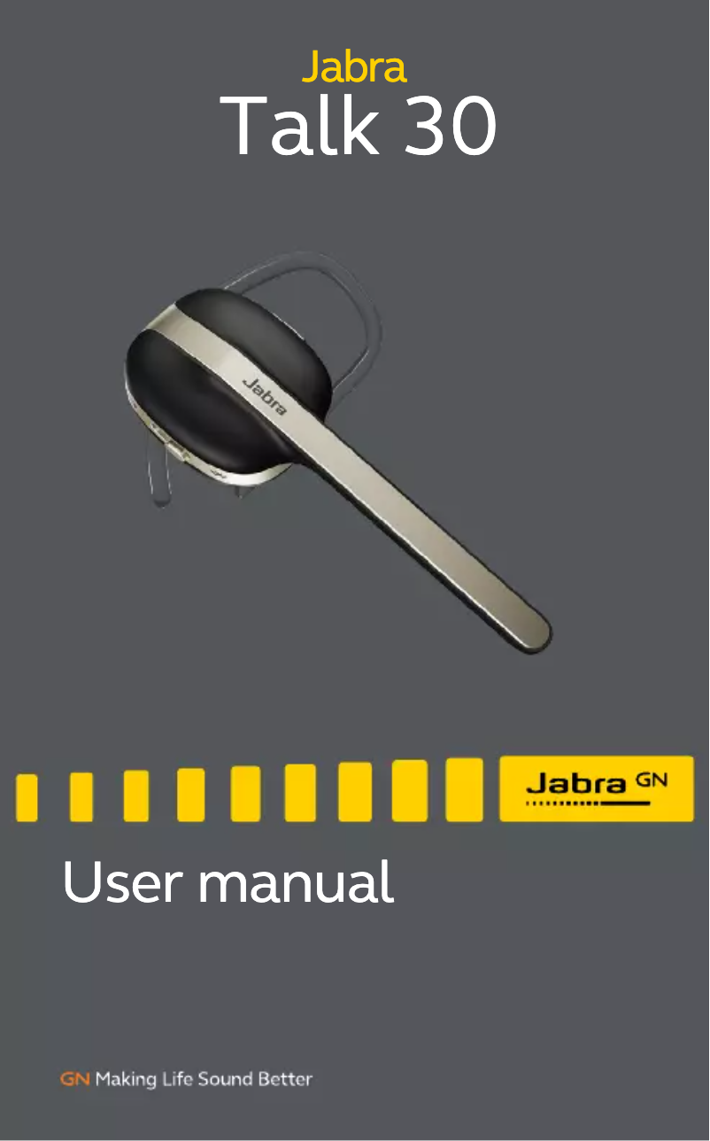 Página 1 del manual Manual de usuario Jabra Talk 30