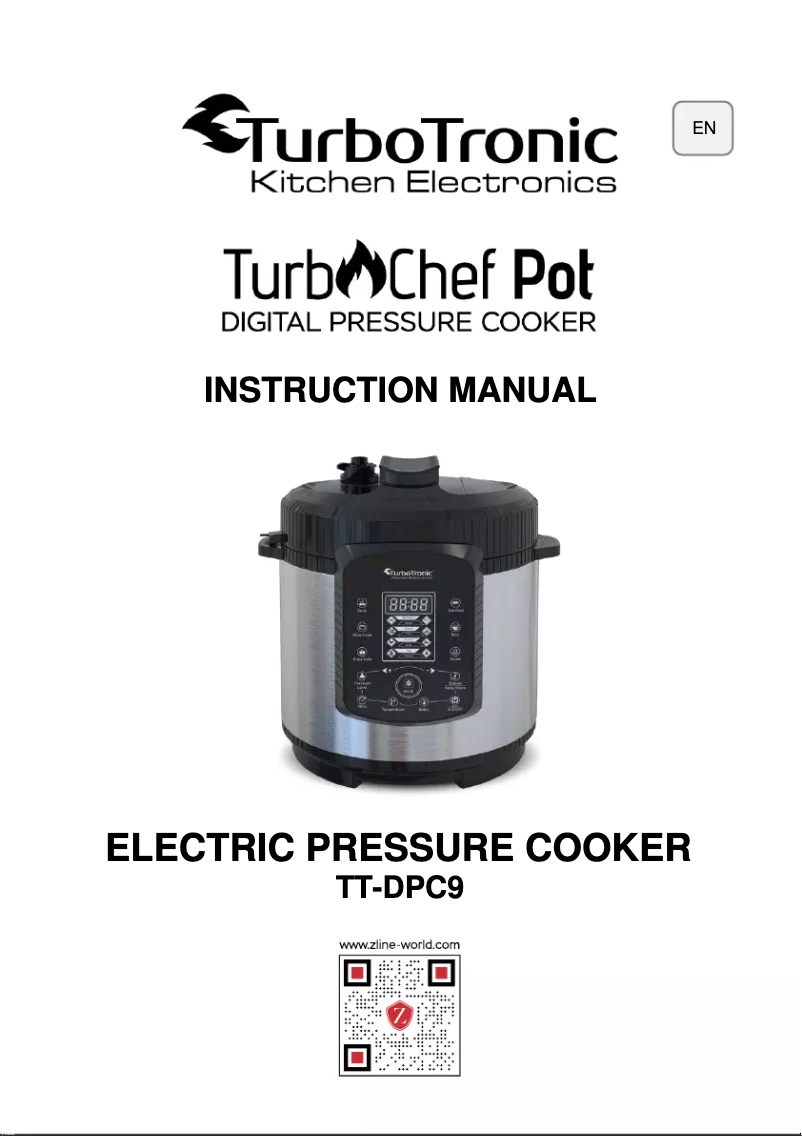 Página 1 del manual Manual de usuario TurboTronic TurboChef Pot TT-DPC9