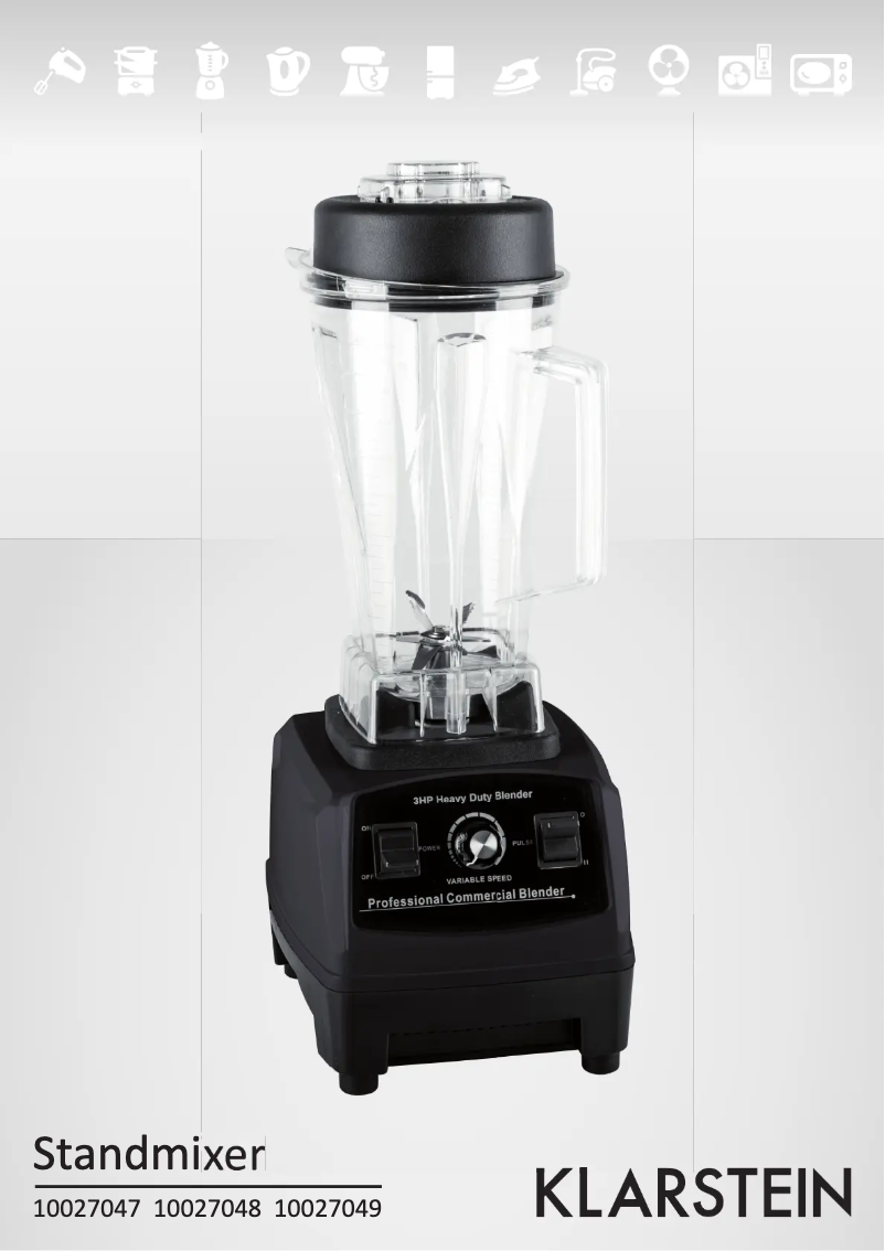 Página 1 del manual Manual de usuario Klarstein 10027048