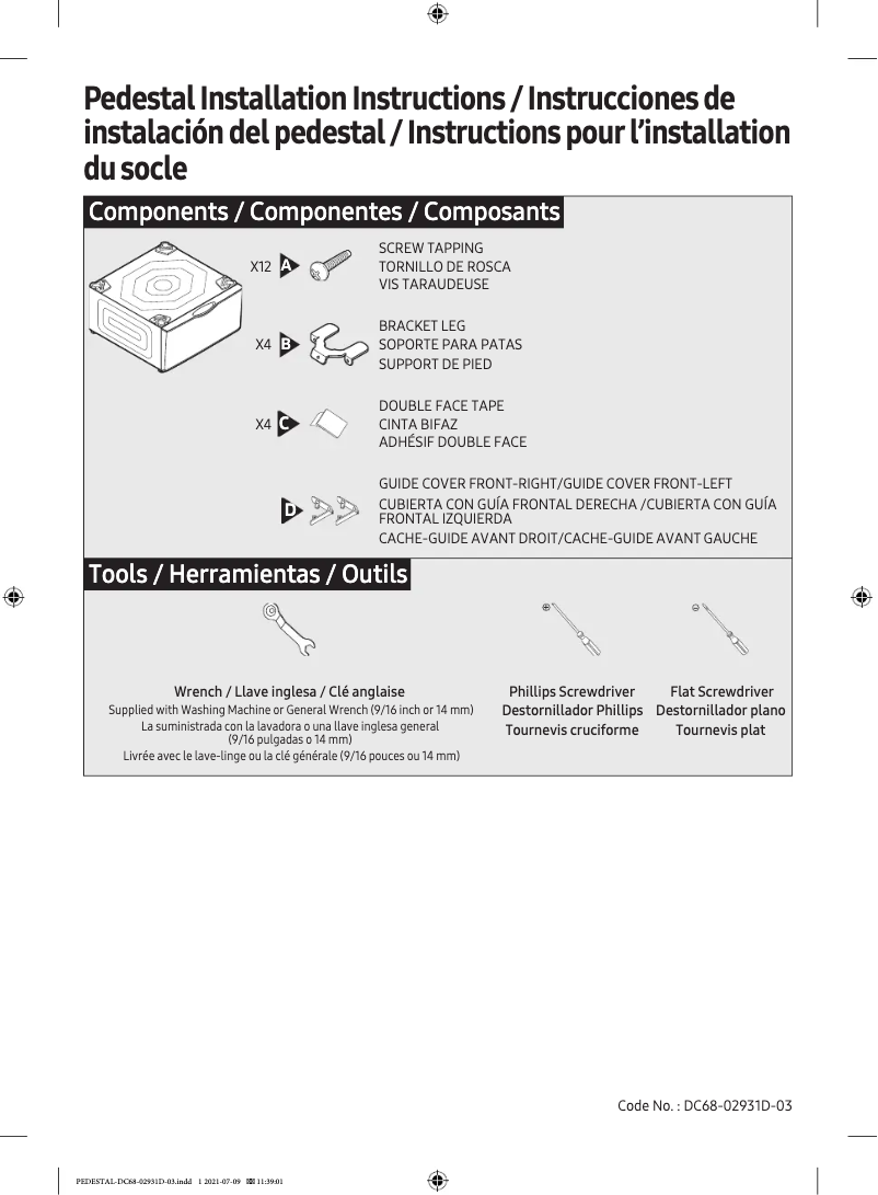 Página 1 del manual Manual de usuario Samsung WE502ND