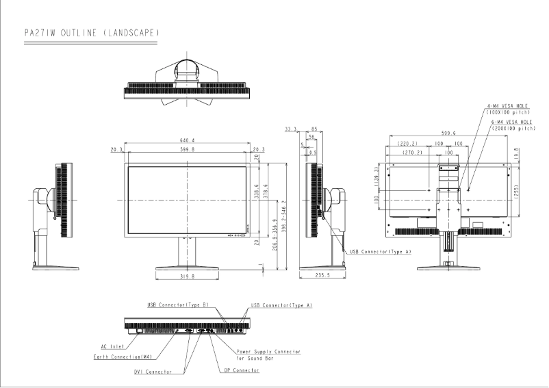 Imagen de la primera página del manual del dispositivo MultiSync PA271W