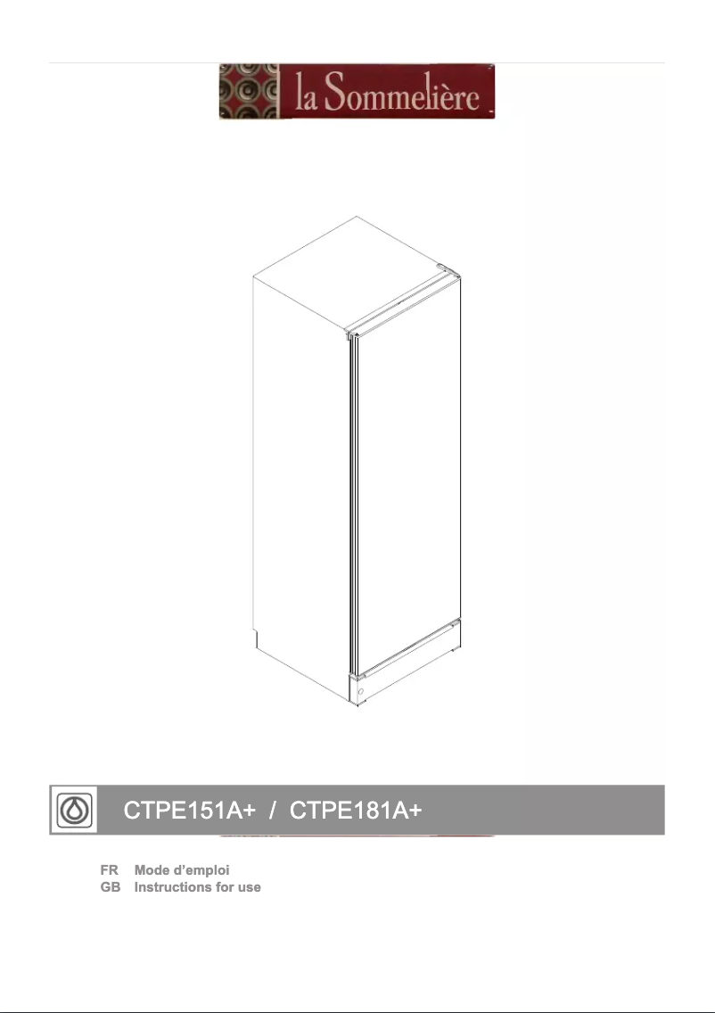 Página 1 del manual Manual de usuario La Sommelière CTPE151A+