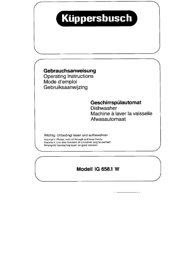 Imagen de la primera página del manual del dispositivo IG658.1