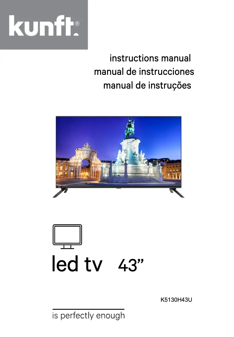 Imagen de la primera página del manual del dispositivo K5130H43U