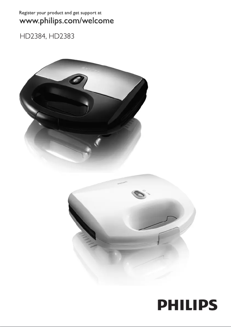 Imagen de la primera página del manual del dispositivo HD2383