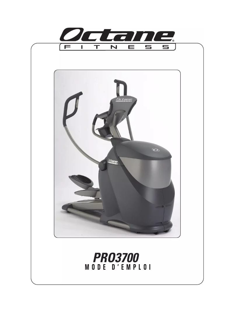 Imagen de la primera página del manual del dispositivo PRO 3700