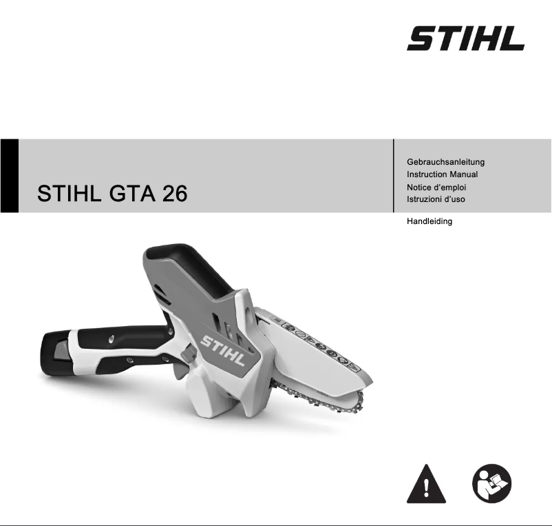Página 1 del manual Manual de usuario Stihl GTA 26