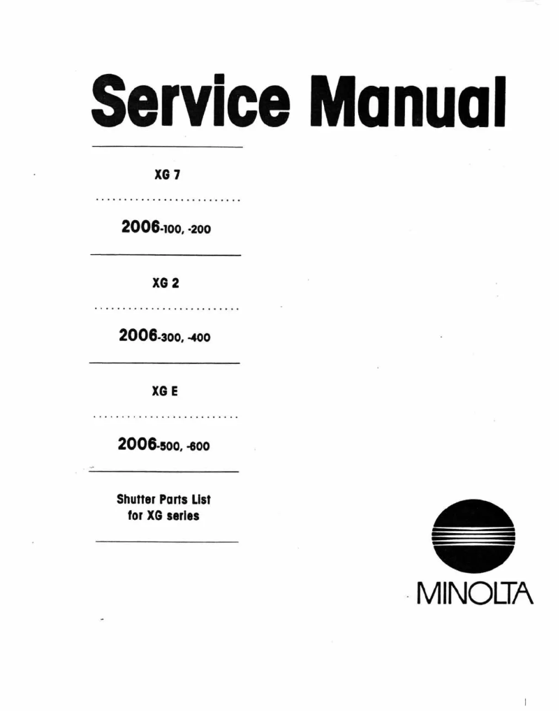 Imagen de la primera página del manual del dispositivo XG E