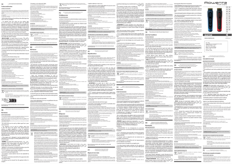 Imagen de la primera página del manual del dispositivo Selectium TN9400